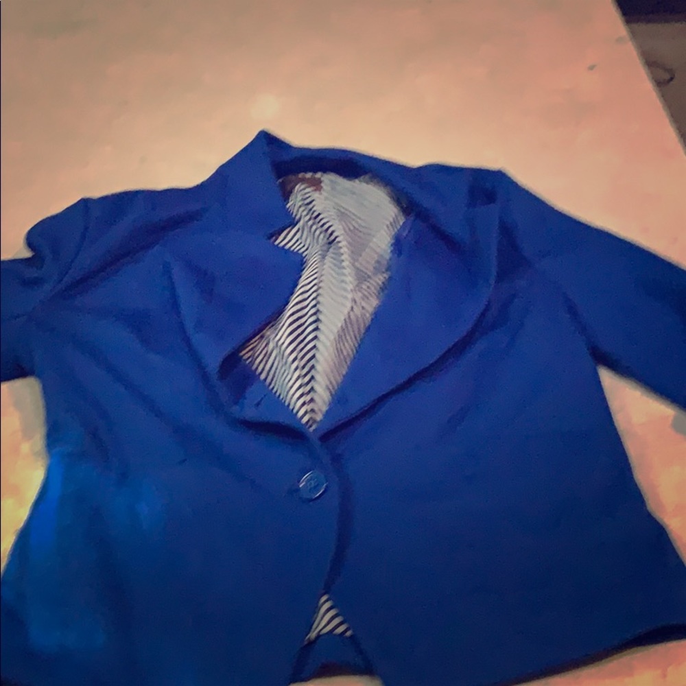 Blue blazer